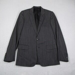 Dior Homme Suit Mens Grey Pinstripe Wool 2-Button 50 6HH1074644